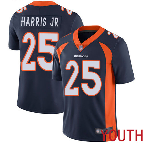 Youth Denver Broncos #25 Chris Harris Jr Navy Blue Alternate Vapor Untouchable Limited Player Football NFL Jersey